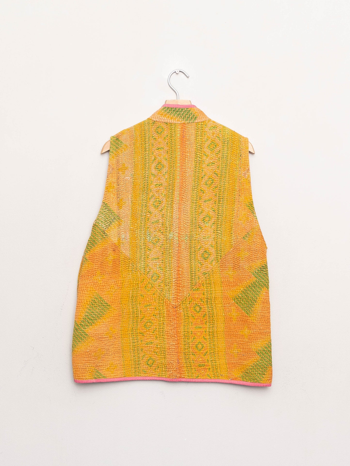 The Ladhiya Quilted Patchwork Kantha Vest