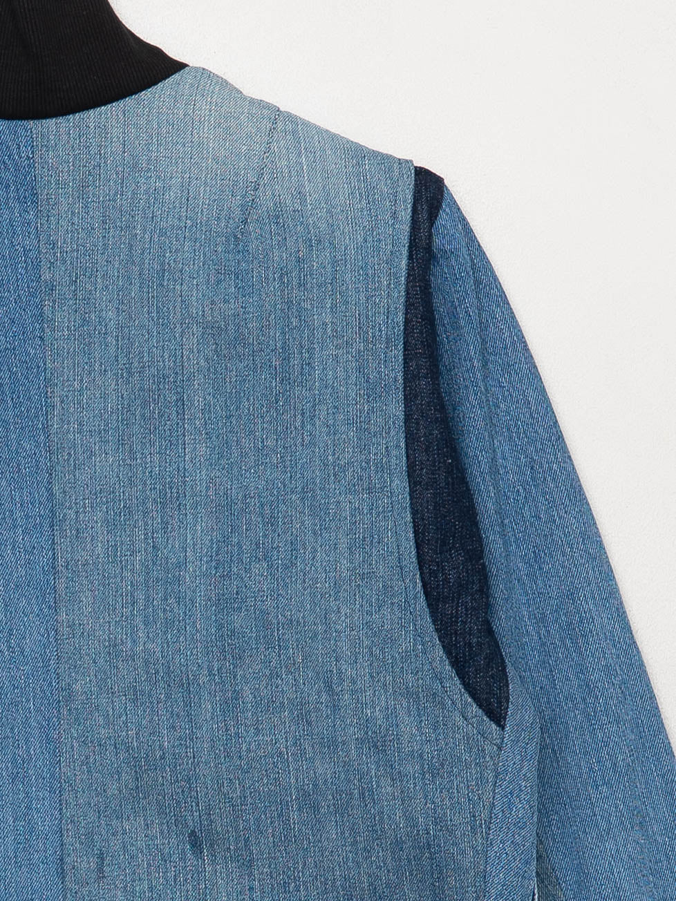 The Veda Denim Bomber Jacket - Small