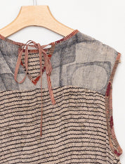 The Anan Short Dress  - Medium / Large - Upcycled Silk