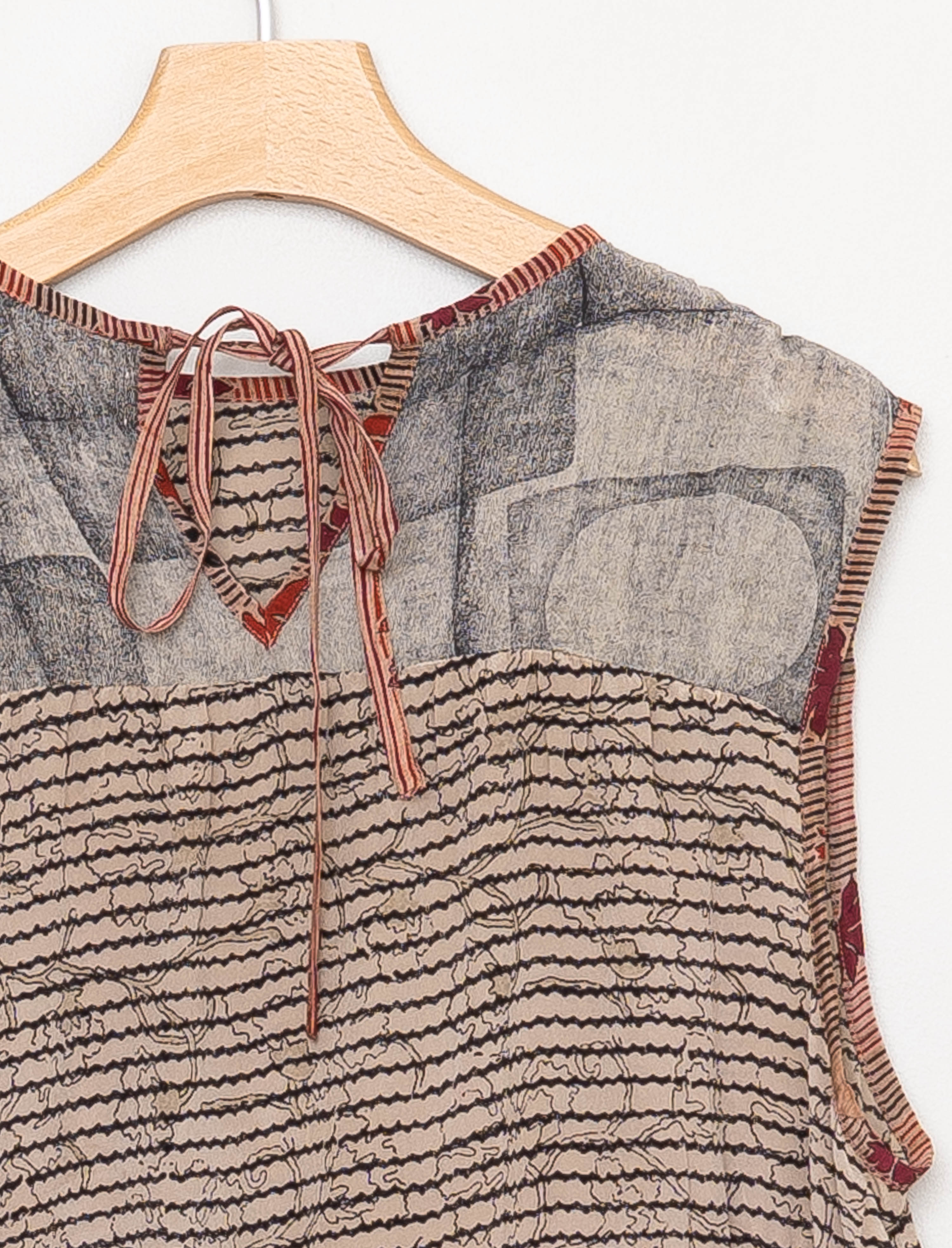 The Anan Short Dress  - Medium / Large - Upcycled Silk