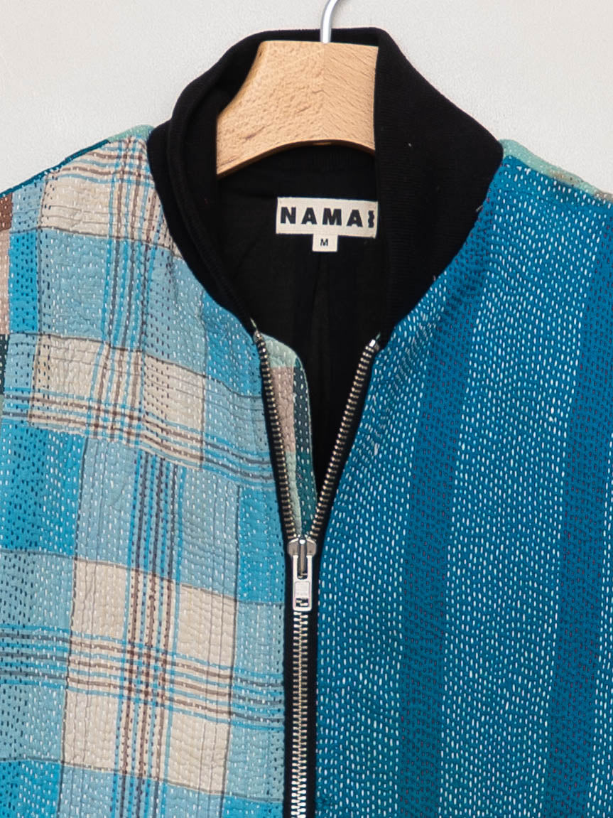 The Veda Quilted One-of-a-Kind Bomber Jacket - Medium