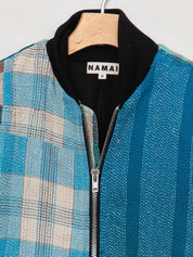 The Veda Quilted One-of-a-Kind Bomber Jacket - Medium