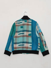 The Veda Quilted One-of-a-Kind Bomber Jacket - Medium