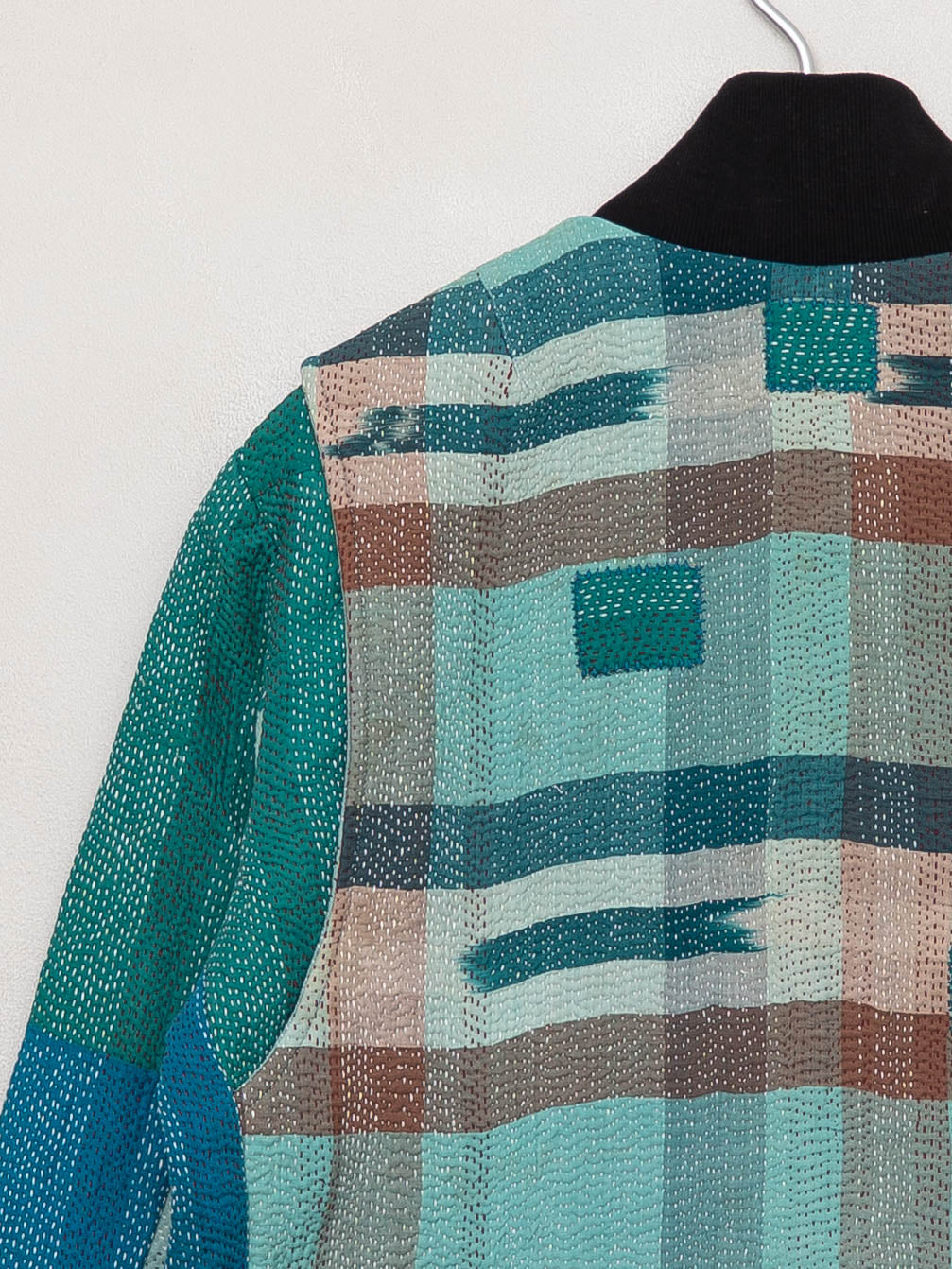The Veda Quilted One-of-a-Kind Bomber Jacket - Medium
