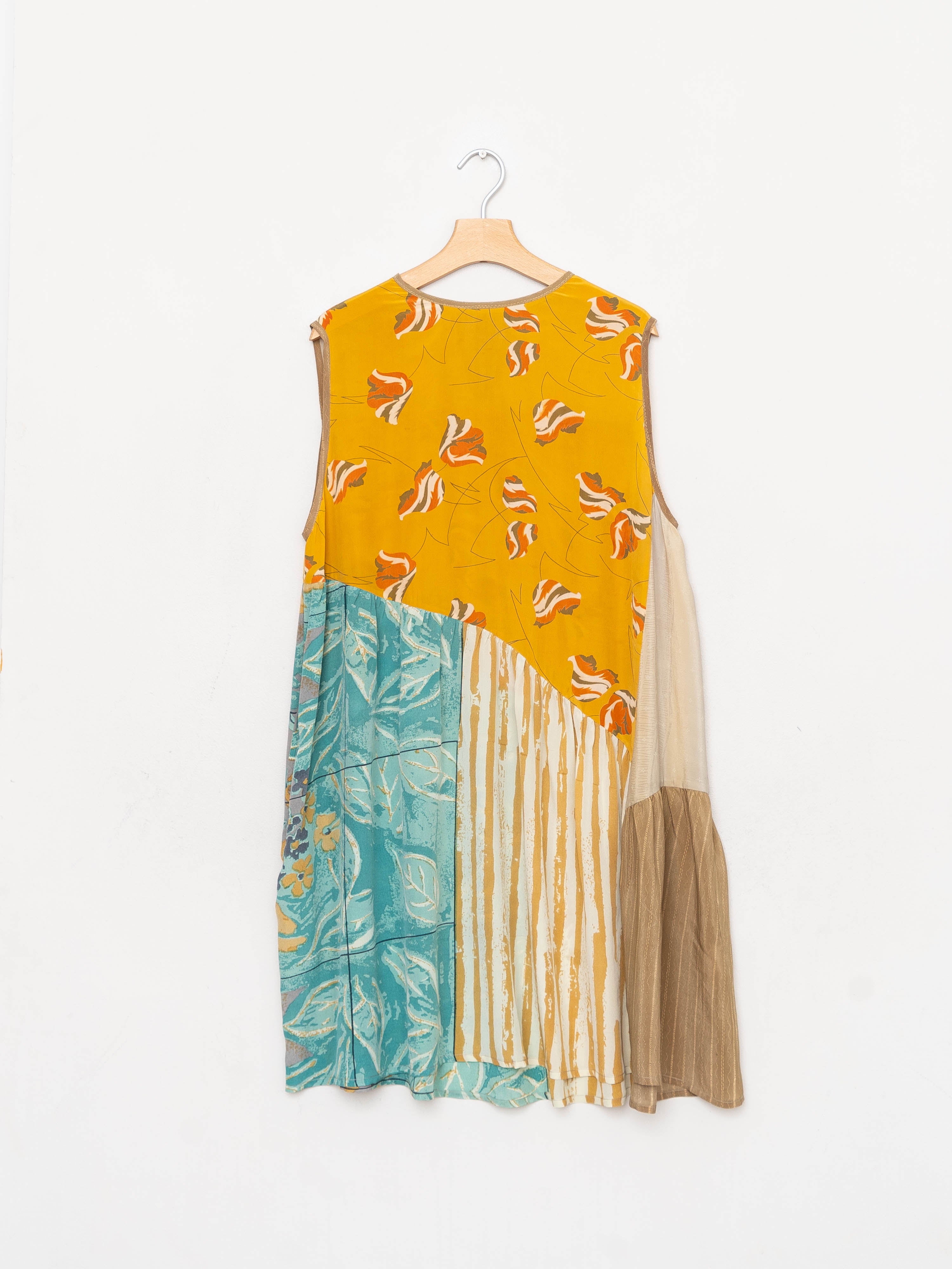 The Anan Short Dress  - Medium / Large - Upcycled Silk