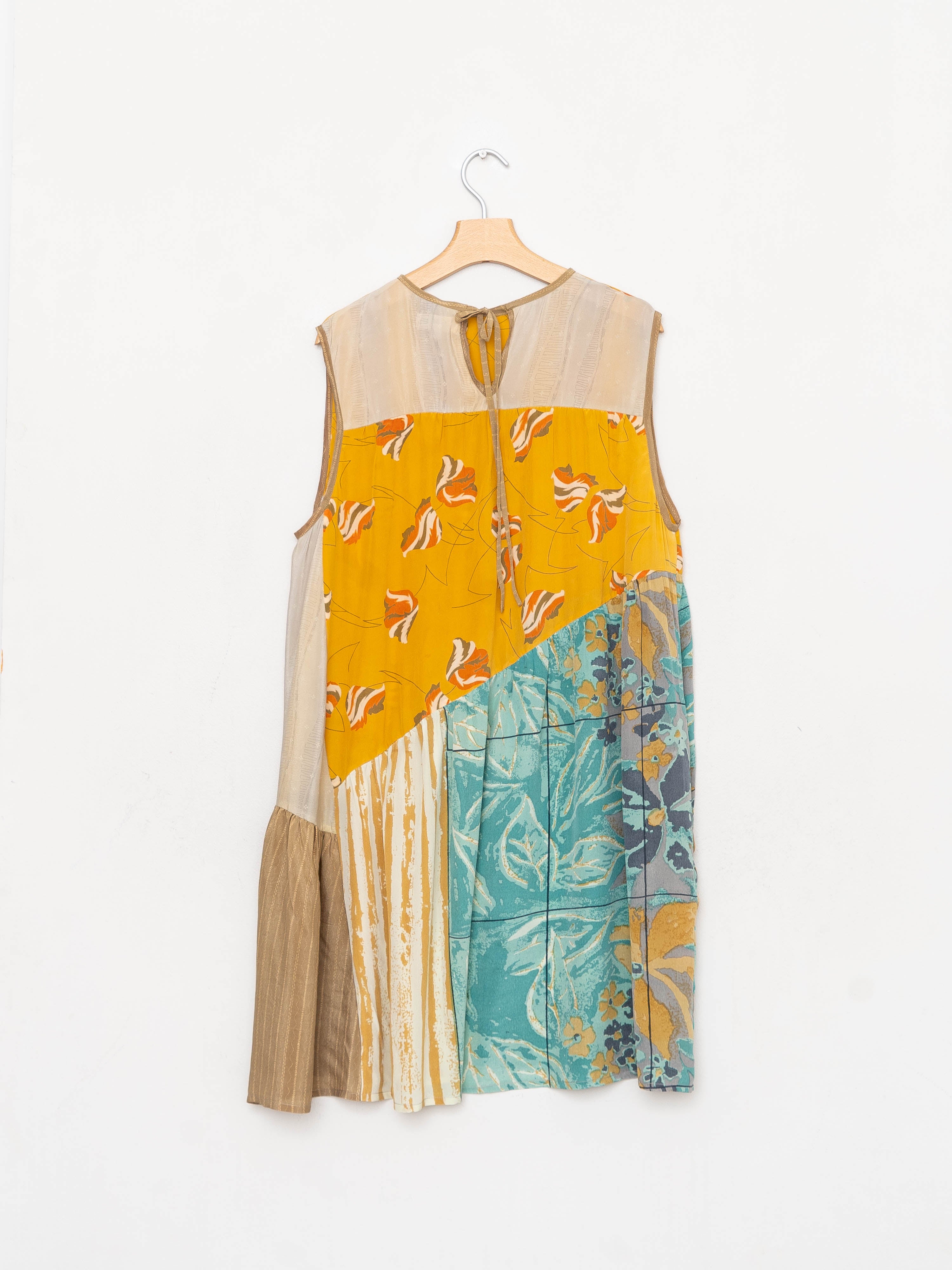 The Anan Short Dress  - Medium / Large - Upcycled Silk