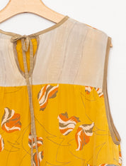 The Anan Short Dress  - Medium / Large - Upcycled Silk