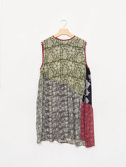 The Anan Short Dress  - Medium / Large - Upcycled Silk