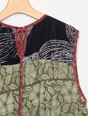 The Anan Short Dress  - Medium / Large - Upcycled Silk