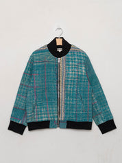 The Veda Quilted One-of-a-Kind Bomber Jacket - Medium