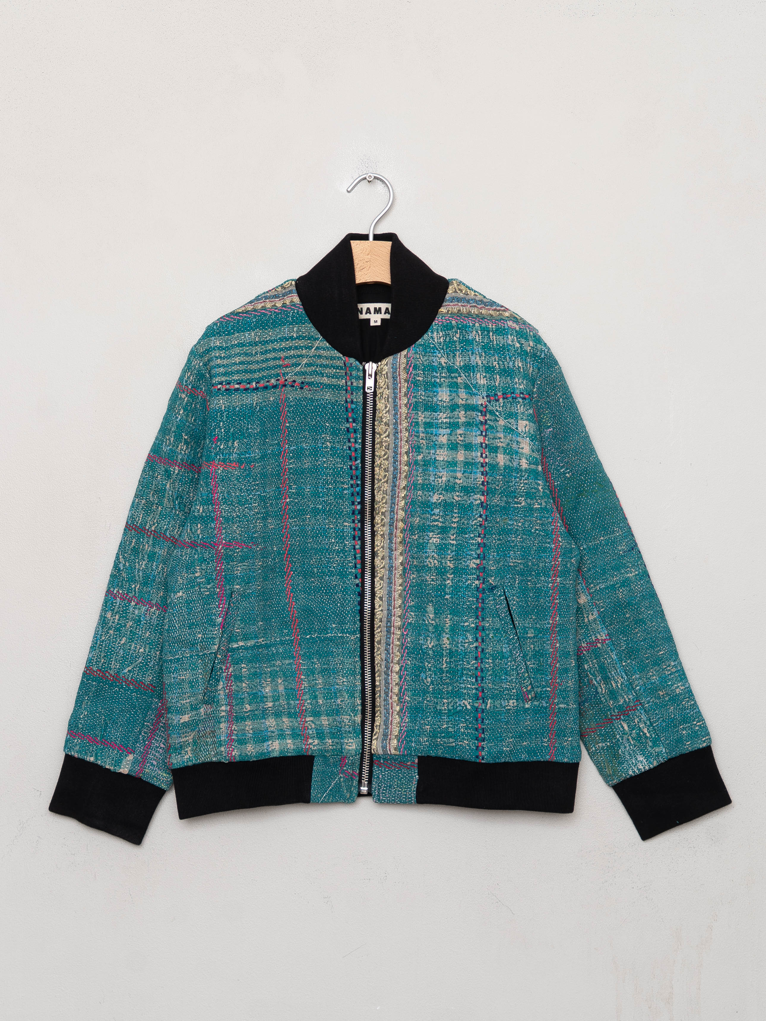The Veda Quilted One-of-a-Kind Bomber Jacket - Medium