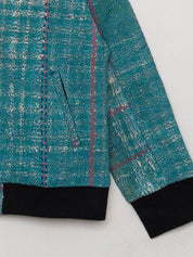 The Veda Quilted One-of-a-Kind Bomber Jacket - Medium