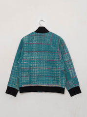 The Veda Quilted One-of-a-Kind Bomber Jacket - Medium