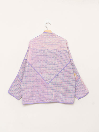 The Ladhiya Quilted Patchwork Kantha Jacket