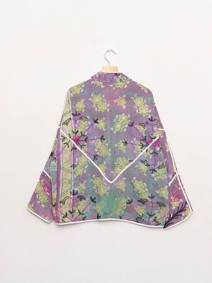 The Ladhiya Suzani Quilted Kantha Jacket