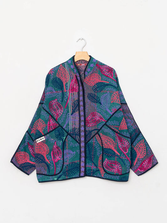 The Ladhiya Suzani Quilted Kantha Jacket