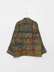 The Ladhiya Quilted Indigo Kantha Jacket