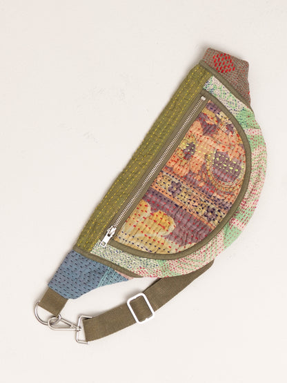 The Faiza Quilted Kantha Belt Bag