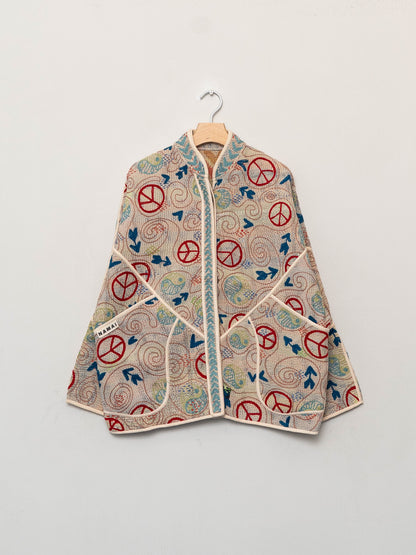 The Ladhiya Suzani Quilted Kantha Jacket