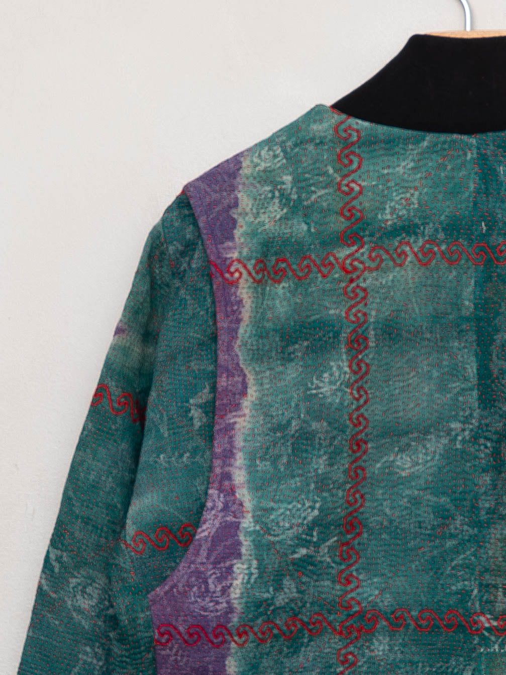 The Veda Quilted One-of-a-Kind Bomber Jacket - Medium