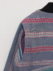 The Veda Quilted One-of-a-Kind Bomber Jacket - Large