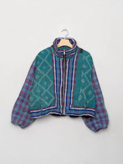 The Shira Cropped Bomber Jacket
