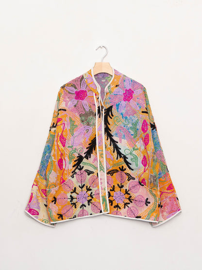 The Ladhiya Suzani Quilted Kantha Jacket