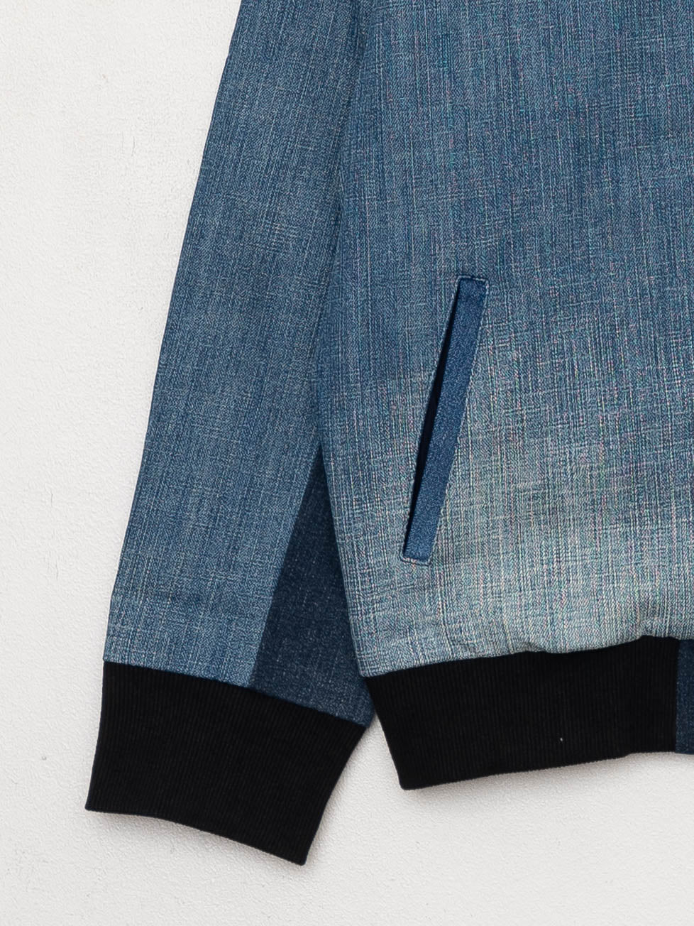 The Veda Denim Bomber Jacket - Small