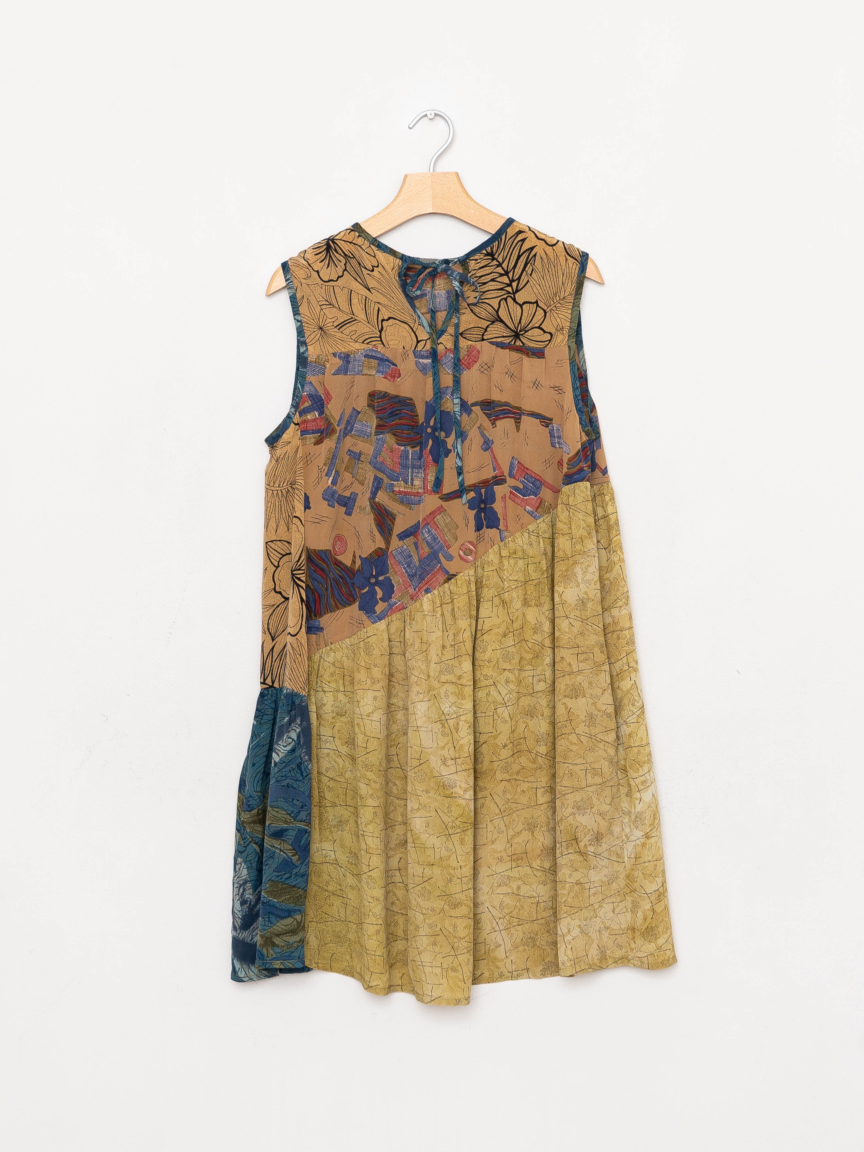 The Anan Short Dress  - Extra Small / Small - Upcycled Silk