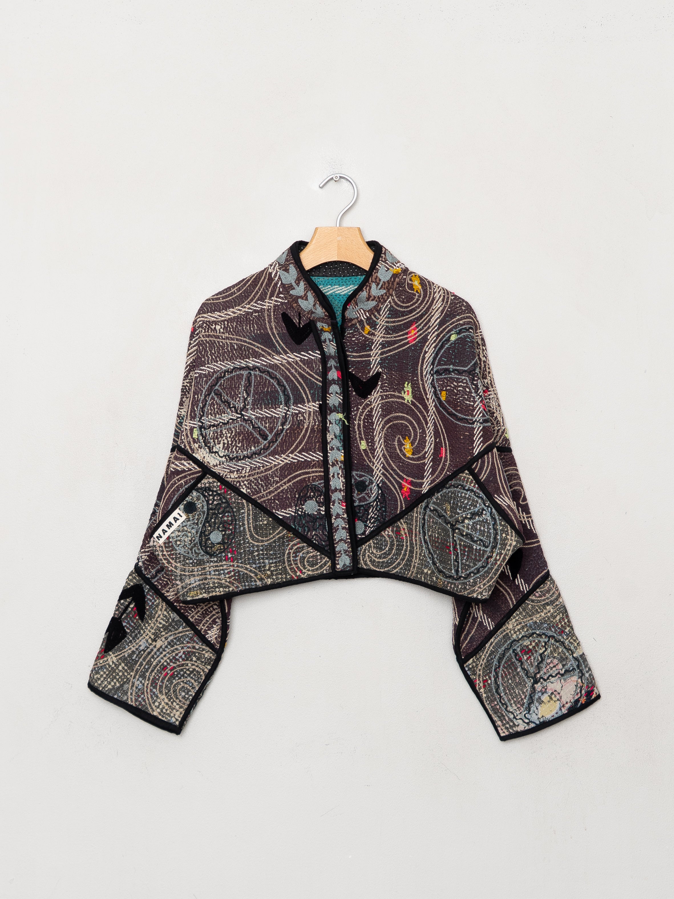 The Kaira Cropped Suzani Quilted Kantha Jacket Wholesale