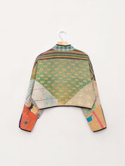 The Kaira Cropped Quilted Patchwork Kantha Jacket Wholesale