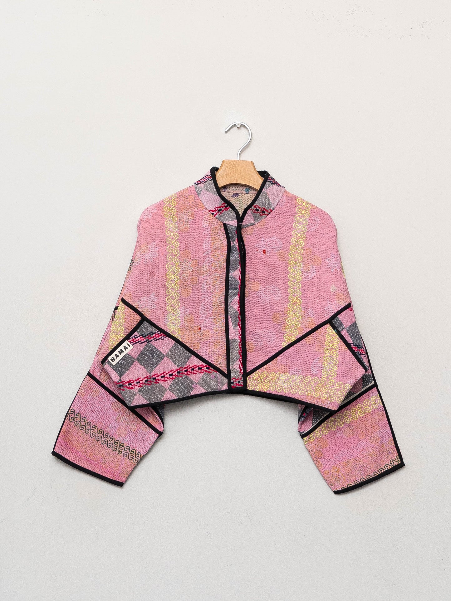 The Kaira Cropped Patchwork Kantha Jacket Wholesale