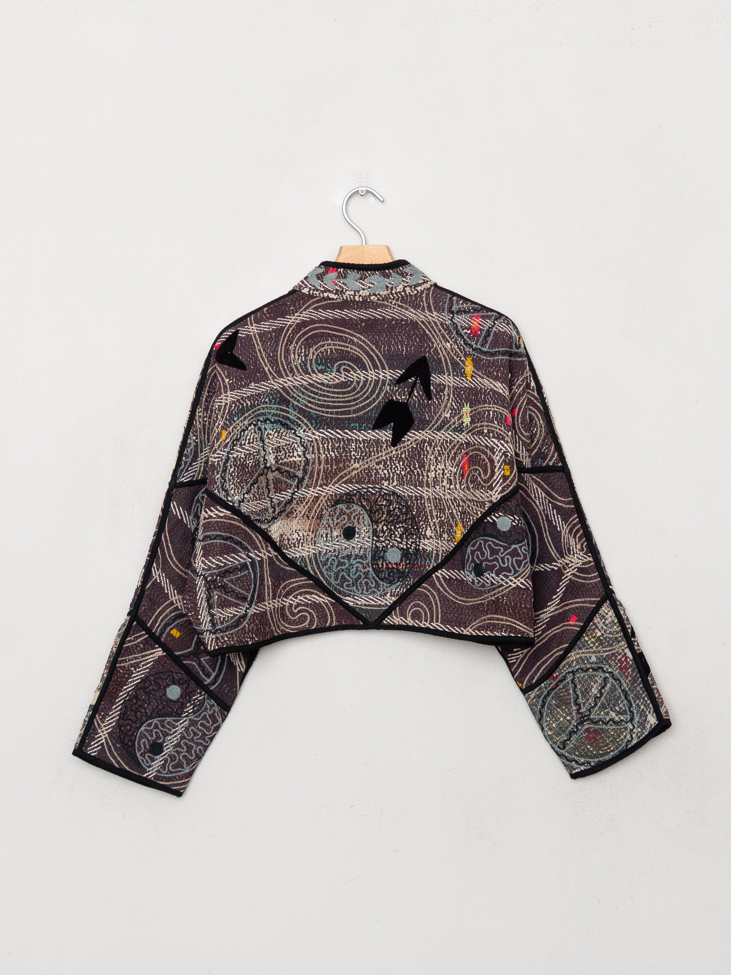 The Kaira Cropped Suzani Quilted Kantha Jacket Wholesale
