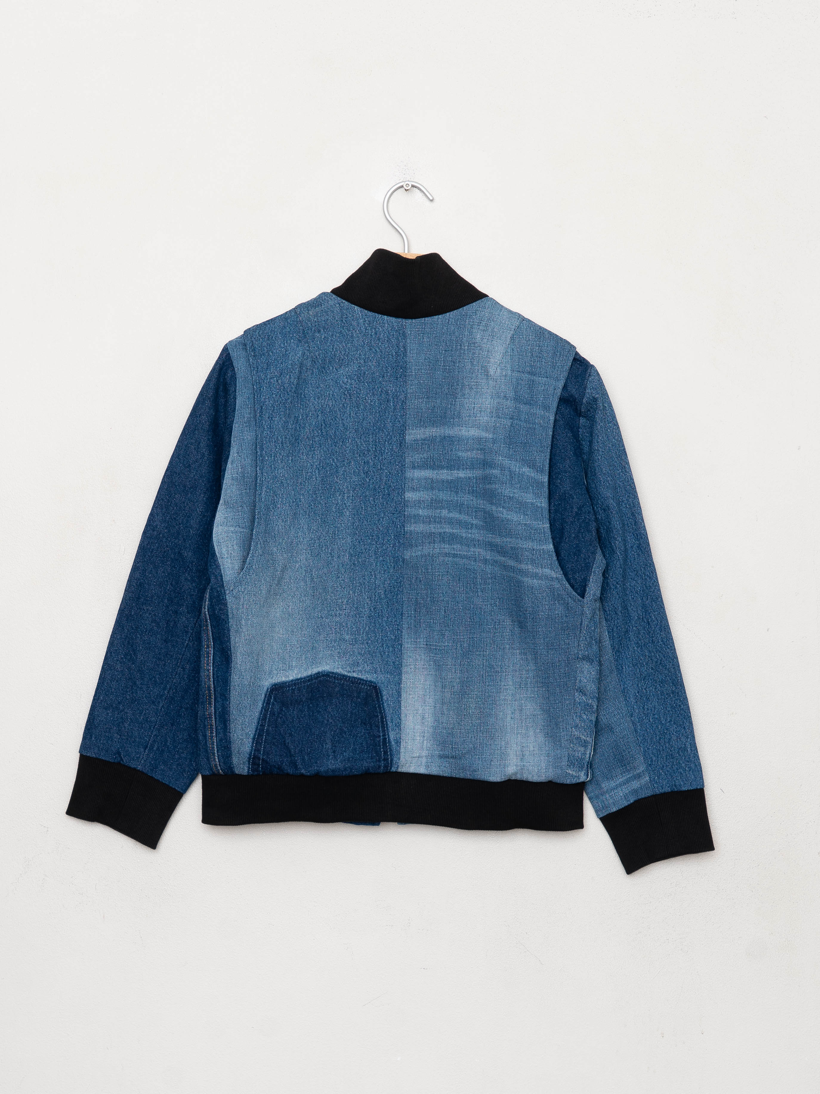 The Veda Denim Bomber Jacket - Small