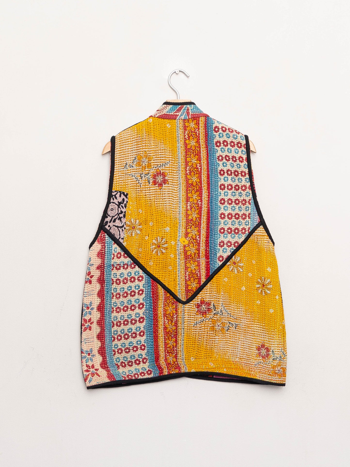 The Ladhiya Quilted Patchwork Kantha Vest