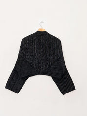 The Kaira Cropped Quilted Saami Kantha Jacket