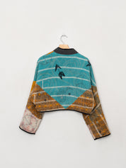 The Kaira Cropped Suzani Quilted Kantha Jacket Wholesale