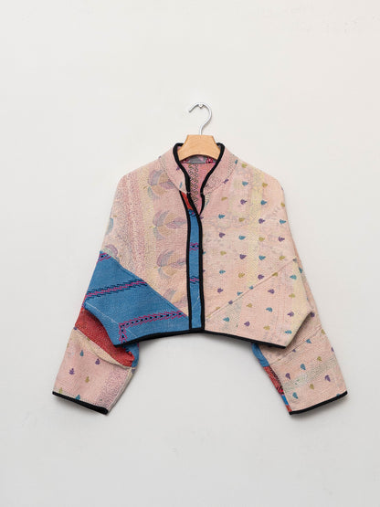 The Kaira Cropped Patchwork Kantha Jacket Wholesale