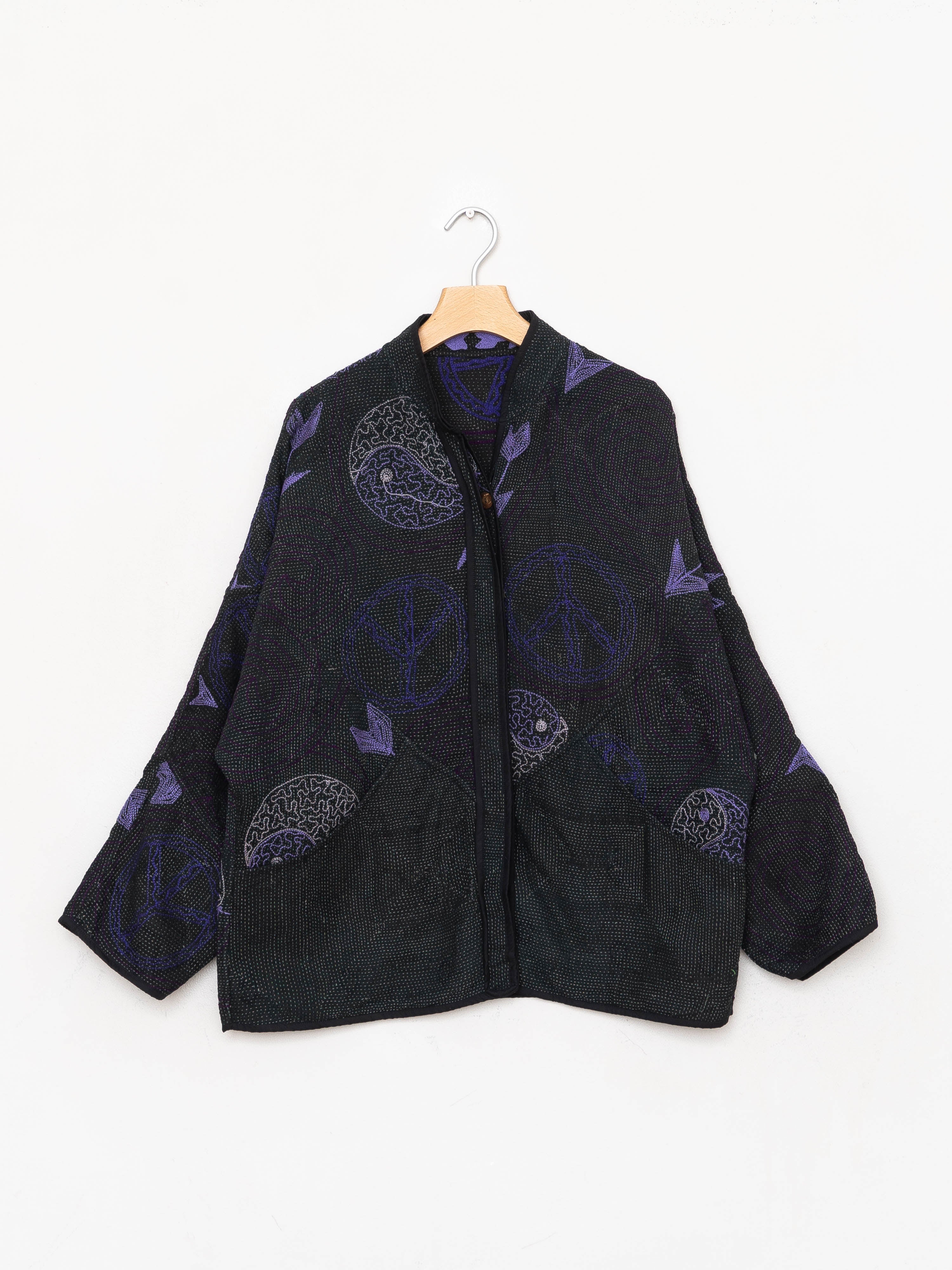 The Ladhiya Suzani Quilted Kantha Jacket