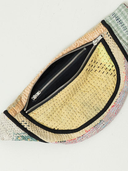 The Faiza Quilted Kantha Belt Bag