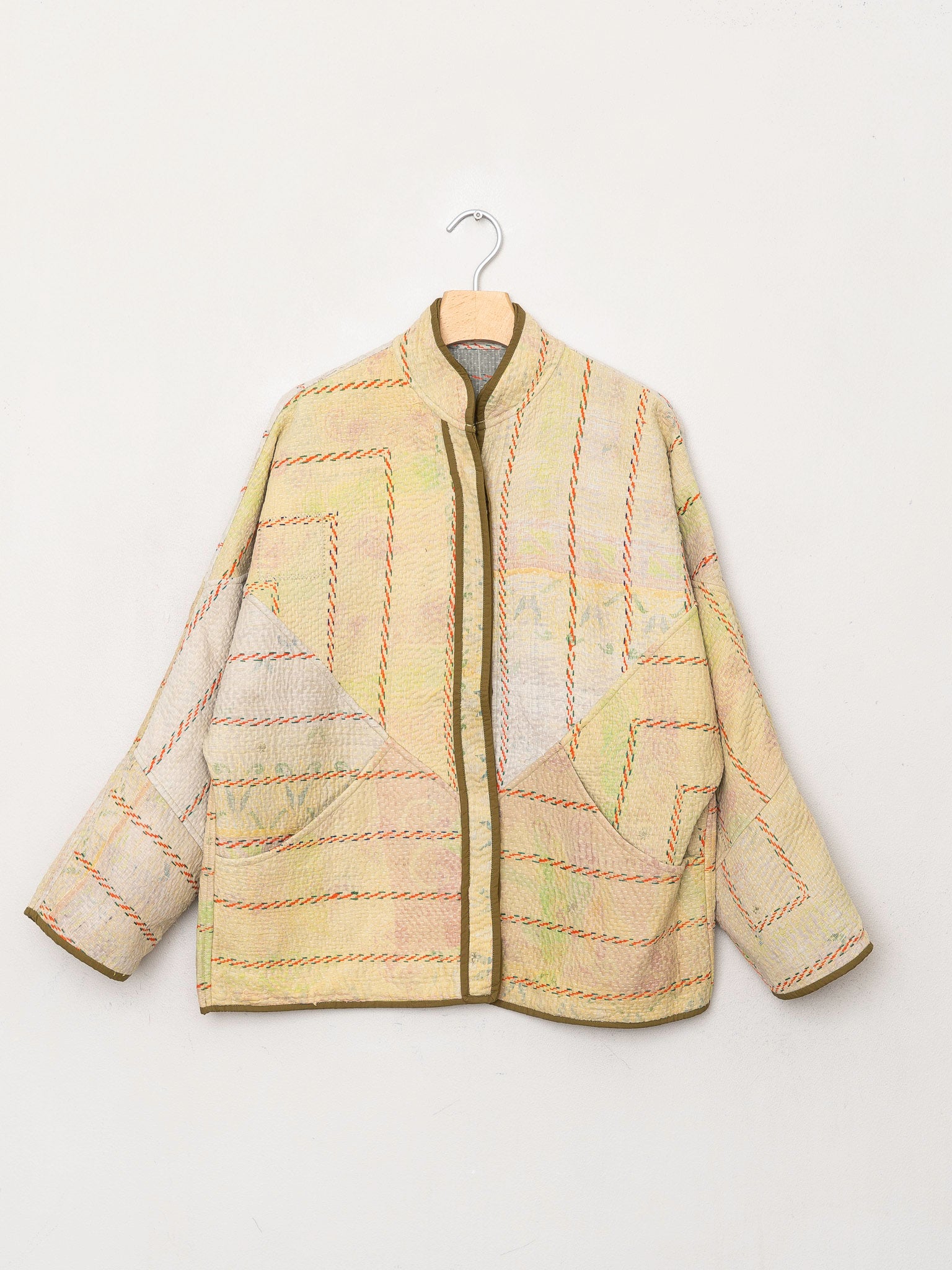 The Ladhiya Quilted Patchwork Kantha Jacket Wholesale