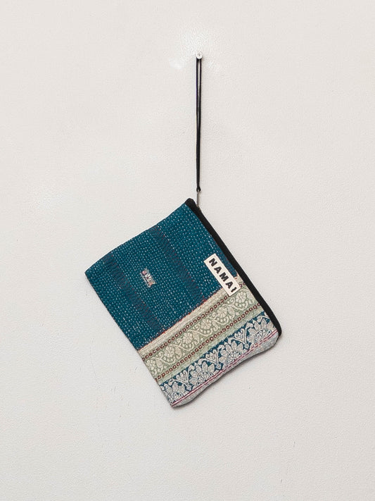 The Biju Vintage Kantha Quilted Zipper Pouch