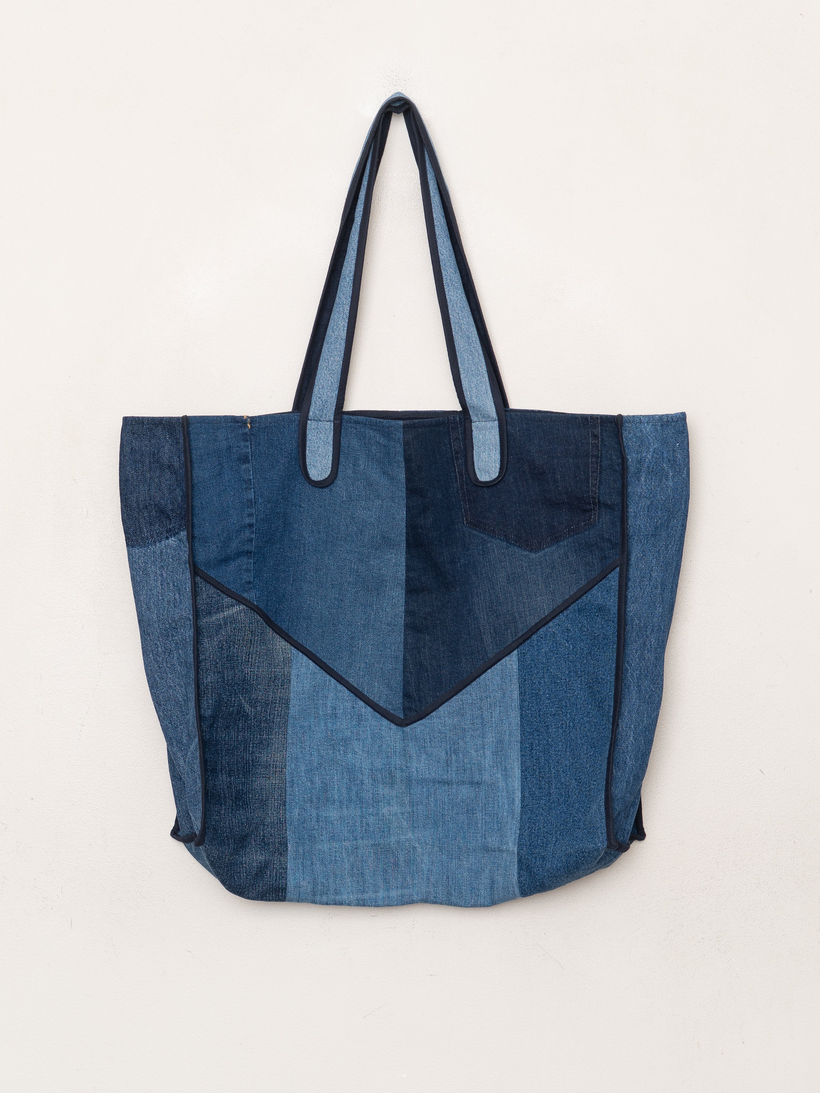 The Pasha Carryall Denim Tote Bag