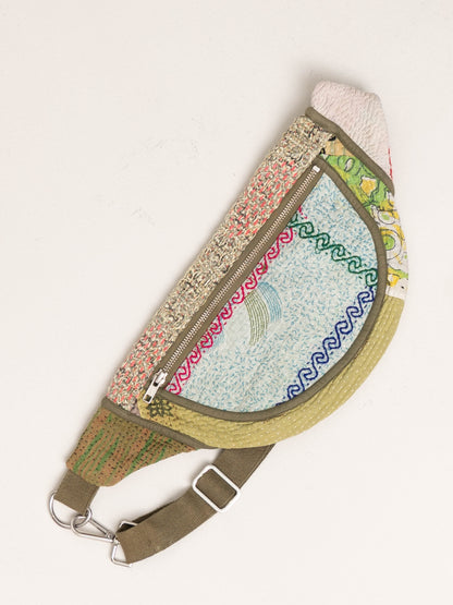 The Faiza Quilted Kantha Belt Bag