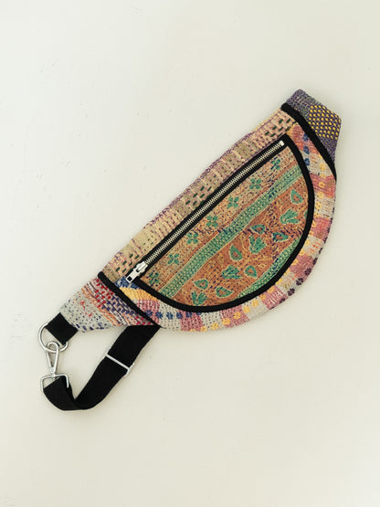 The Faiza Quilted Kantha Belt Bag