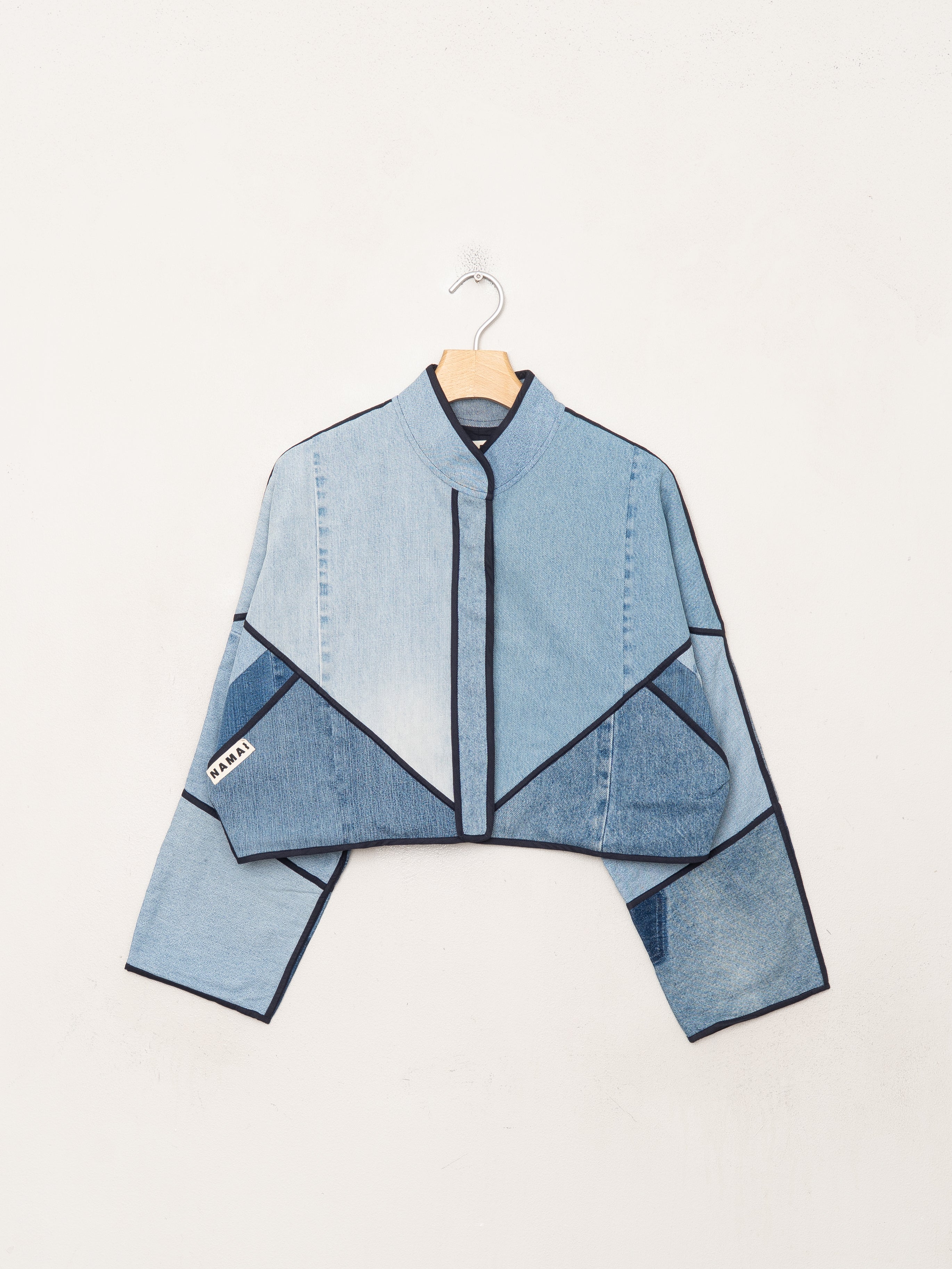 The Kaira Cropped Denim Jacket - Medium