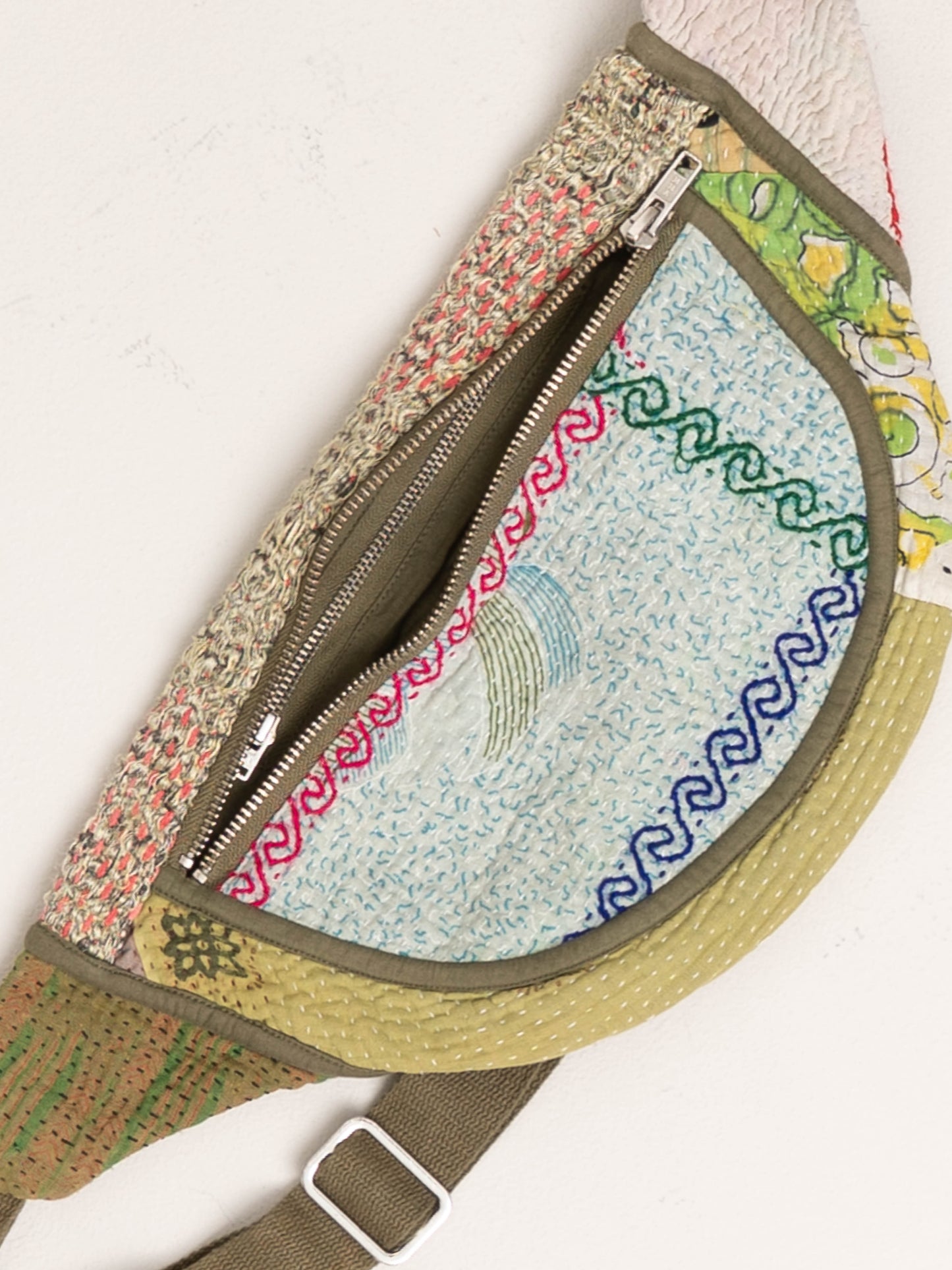 The Faiza Quilted Kantha Belt Bag