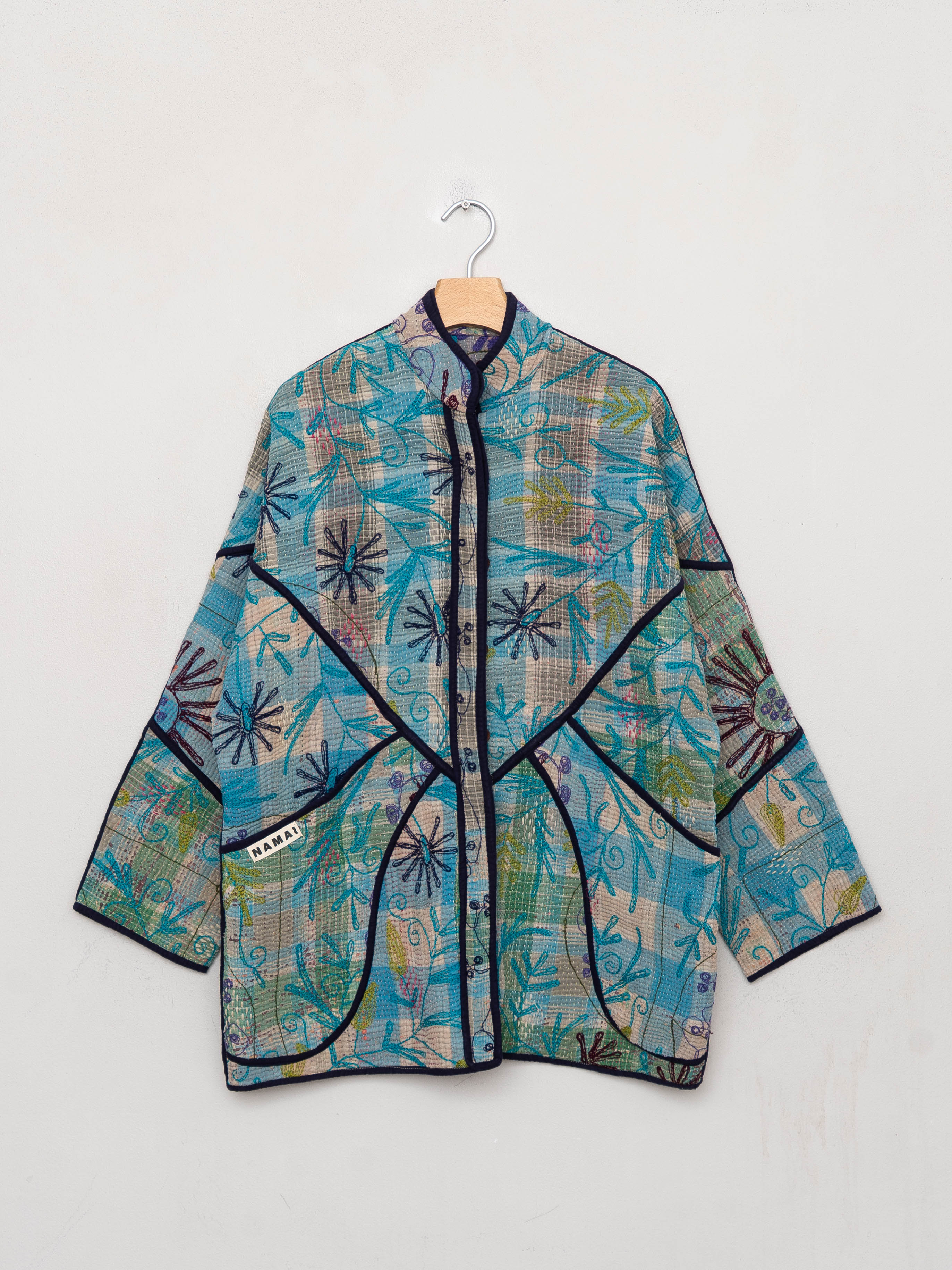The Narmada Suzani Quilted Kantha Jacket
