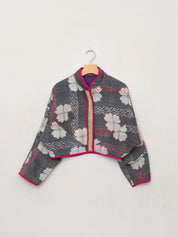 The Kaira Cropped Quilted Patchwork Kantha Jacket Wholesale