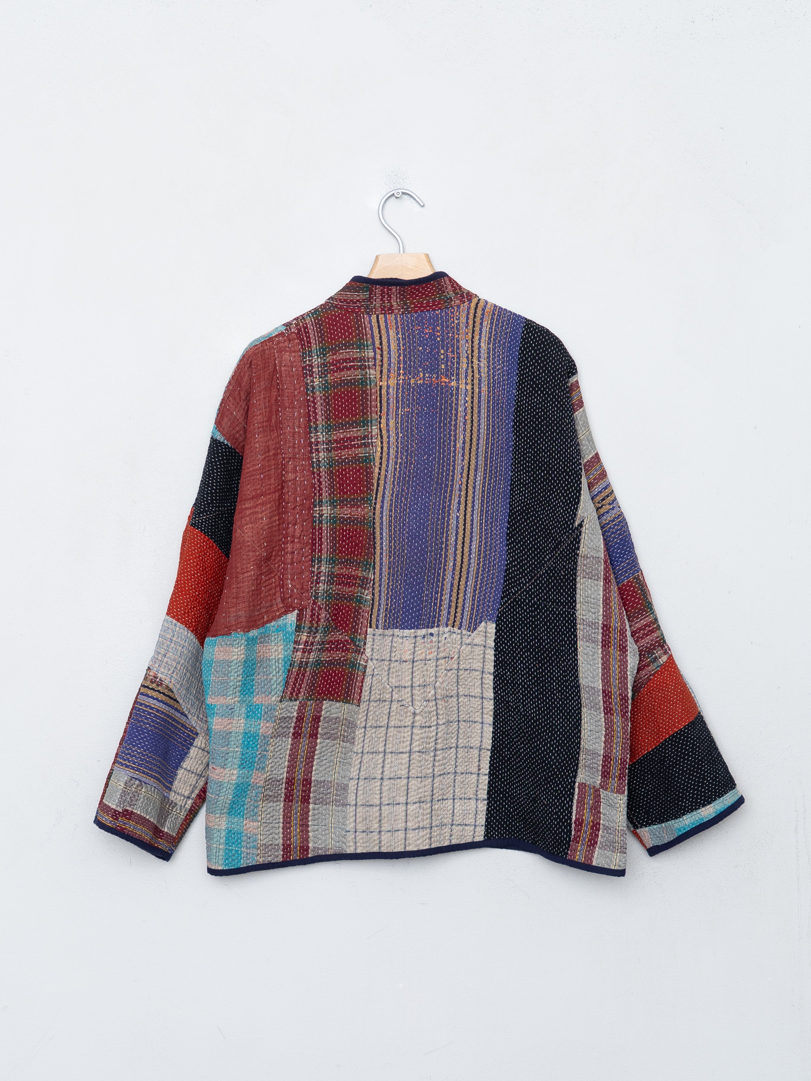 The Ladhiya Quilted Patchwork Kantha Jacket